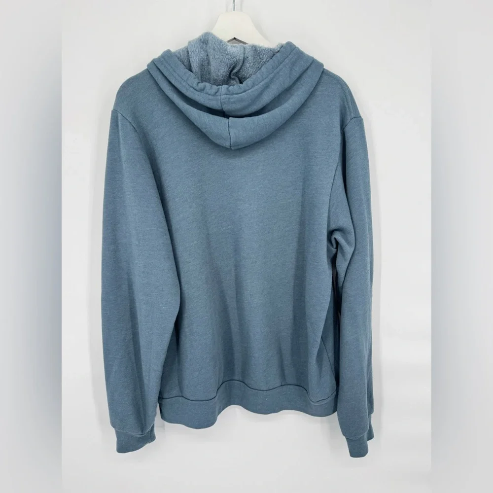 Bella + Canvas Livin My Best Adventure Graphic‎ Hoodie Blue Large